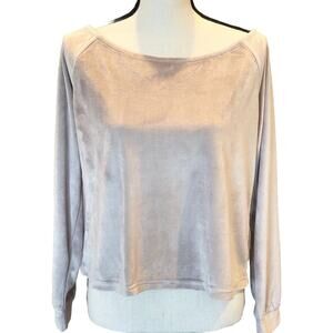 ASOS NWT Women’s Purple Grey Relaxed Fit Athleisure Fleece Sweater, M